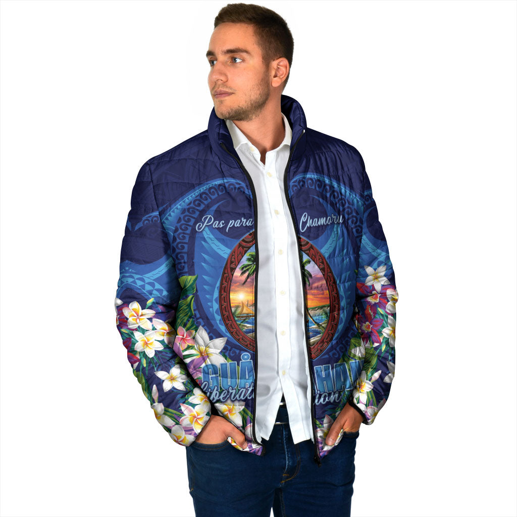 Guam Liberation Day Padded Jacket Pas Para I Chamoru