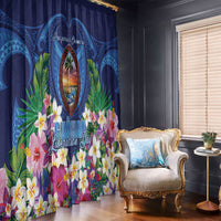 Guam Liberation Day Window Curtain Pas Para I Chamoru