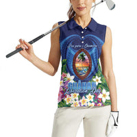 Guam Liberation Day Women Sleeveless Polo Shirt Pas Para I Chamoru