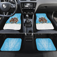 New Zealand Birds Christmas Car Mats Pohutukawa Xmas Tree