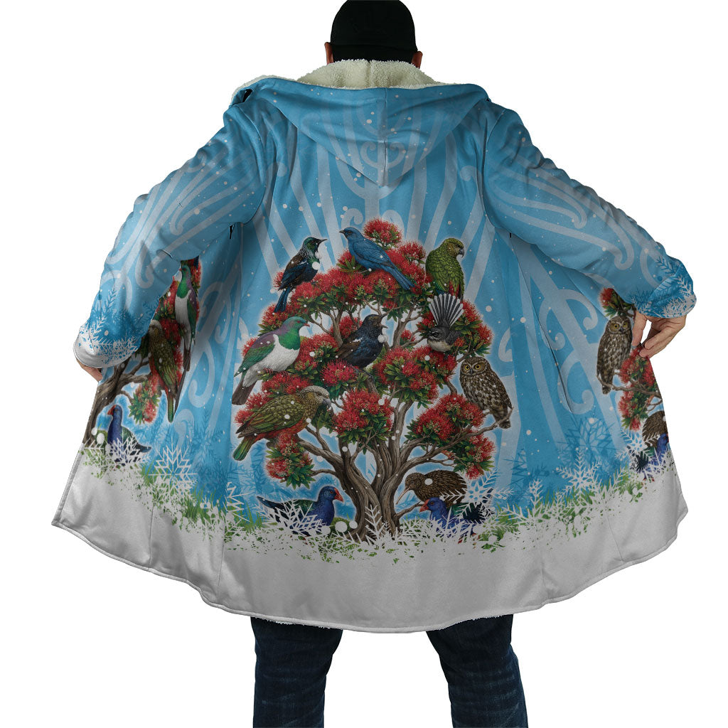 New Zealand Birds Christmas Cloak Pohutukawa Xmas Tree