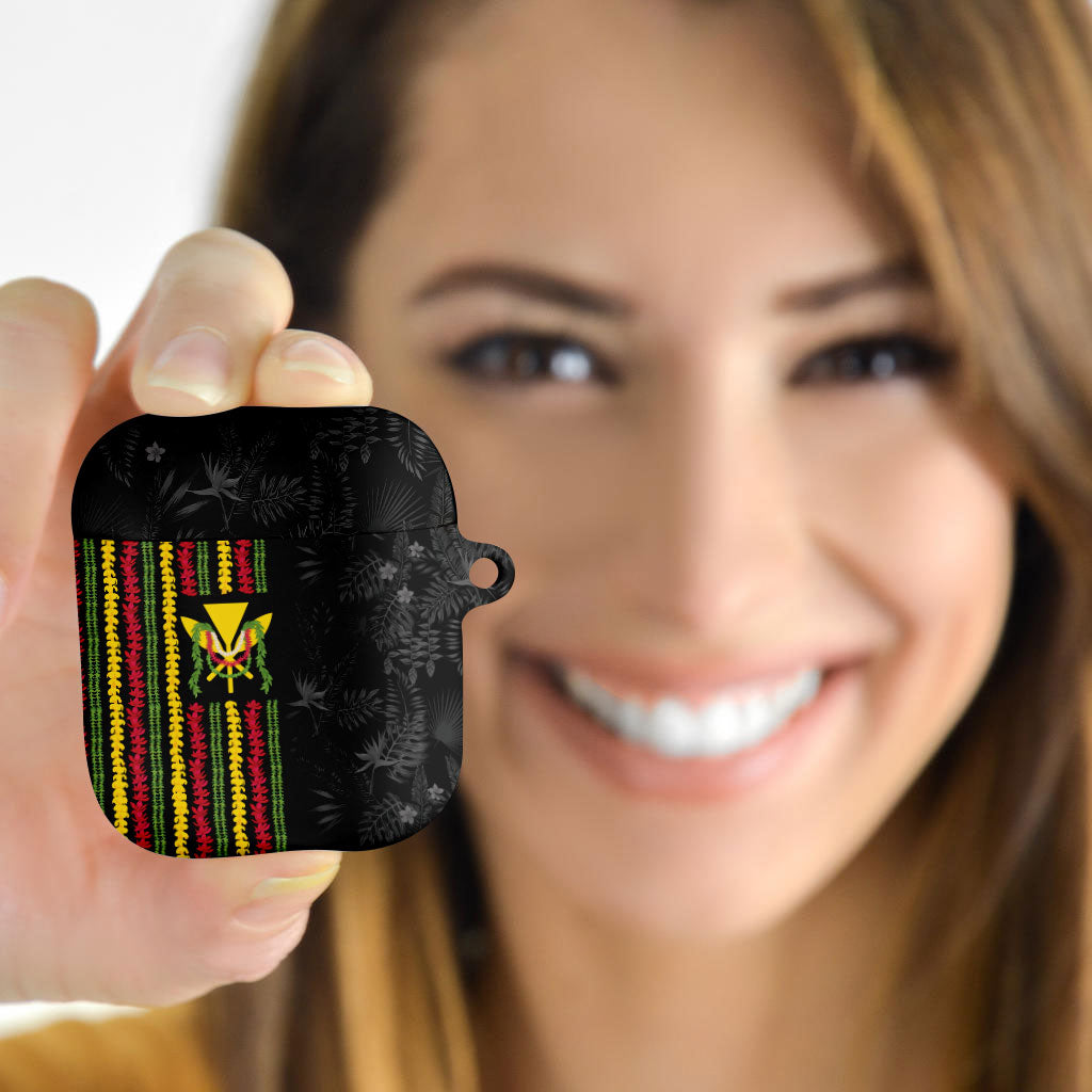 Hawaii Lei Kanaka Maoli Flag AirPods Case Tropical Vibes