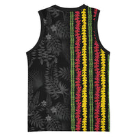 Hawaii Lei Kanaka Maoli Flag Basketball Jersey Tropical Vibes