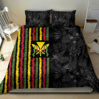 Hawaii Lei Kanaka Maoli Flag Bedding Set Tropical Vibes