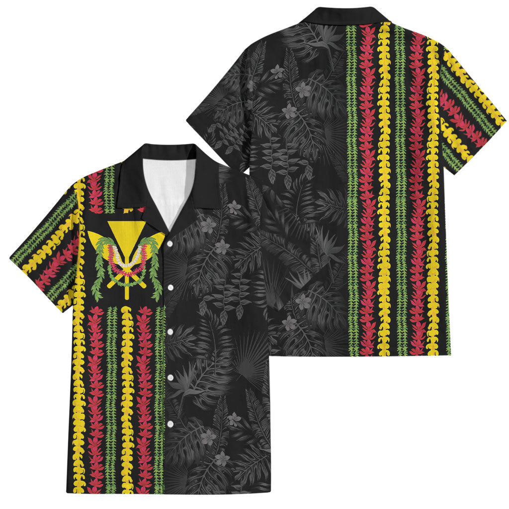 Hawaii Lei Kanaka Maoli Flag Family Matching Summer Maxi Dress and Hawaiian Shirt Tropical Vibes