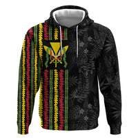 Hawaii Lei Kanaka Maoli Flag Hoodie Tropical Vibes