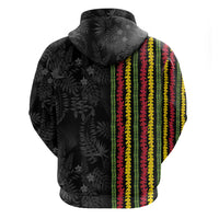 Hawaii Lei Kanaka Maoli Flag Hoodie Tropical Vibes