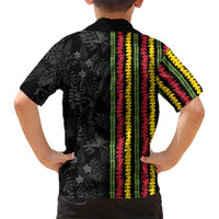 Hawaii Lei Kanaka Maoli Flag Kid Hawaiian Shirt Tropical Vibes