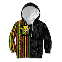 Hawaii Lei Kanaka Maoli Flag Kid Hoodie Tropical Vibes