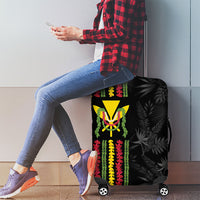 Hawaii Lei Kanaka Maoli Flag Luggage Cover Tropical Vibes