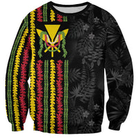 Hawaii Lei Kanaka Maoli Flag Sweatshirt Tropical Vibes