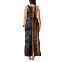 Hawaii Lei Kanaka Maoli Flag Tank Maxi Dress Tropical Vibes