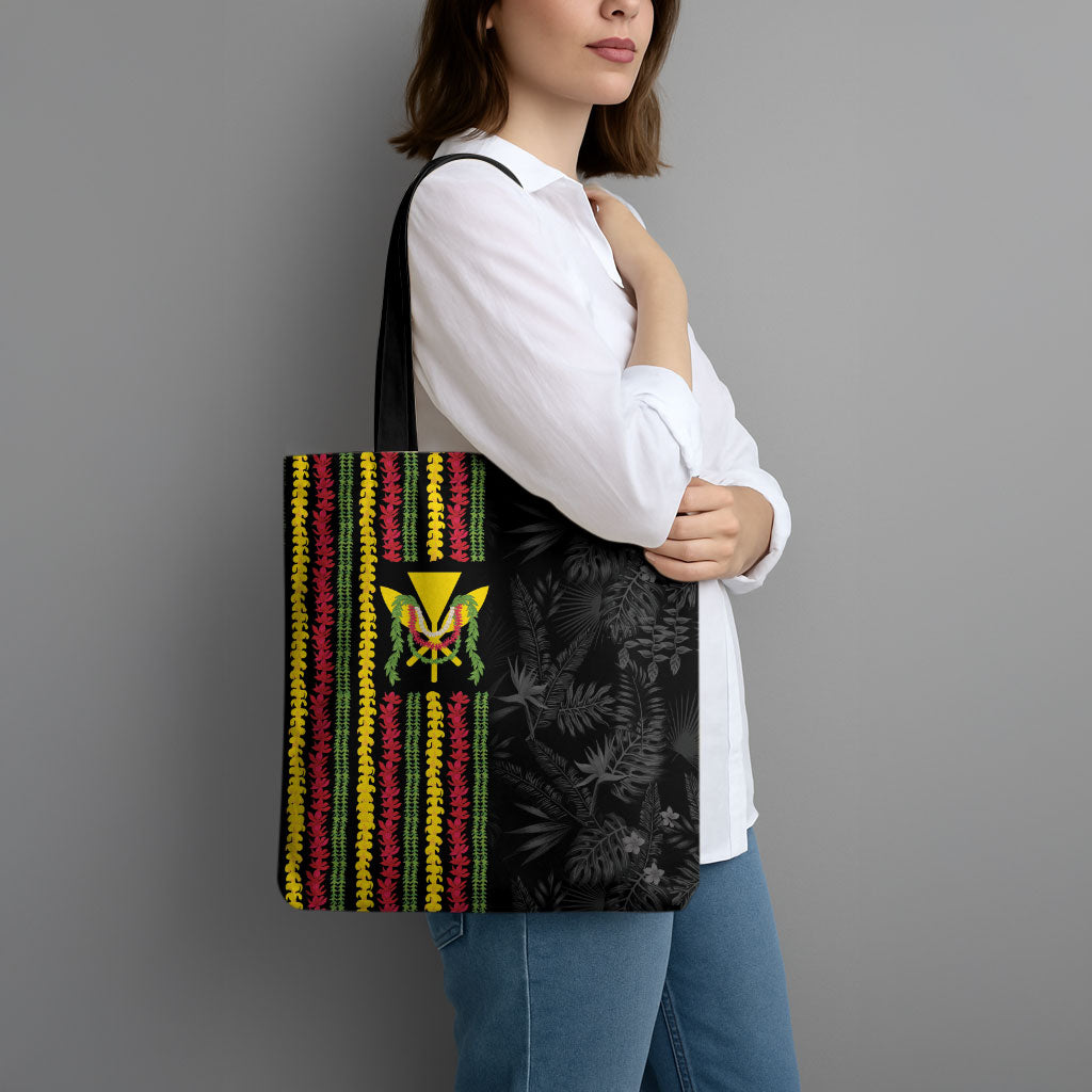 Hawaii Lei Kanaka Maoli Flag Tote Bag Tropical Vibes