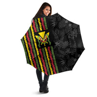 Hawaii Lei Kanaka Maoli Flag Umbrella Tropical Vibes