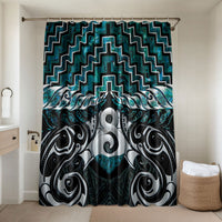 New Zealand Maori Bathroom Set Poutama Pikorua - Single Twist Paua Shell