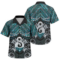 New Zealand Maori Family Matching Summer Maxi Dress and Hawaiian Shirt Poutama Pikorua - Single Twist Paua Shell