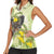 New Zealand Piwakawaka Fantail Bird Women Sleeveless Polo Shirt With Kowhai Flowers