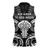 New Zealand Te Reo Maori Women Sleeveless Polo Shirt Korero Maori Ai Au