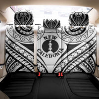 New Caledonia Day Back Car Seat Cover Polynesian Curves White Color - Polynesian Pride