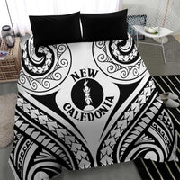 New Caledonia Day Bedding Set Polynesian Curves White Color - Polynesian Pride