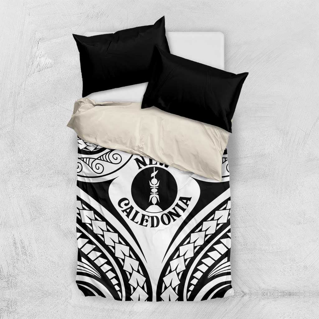 New Caledonia Day Bedding Set Polynesian Curves White Color - Polynesian Pride