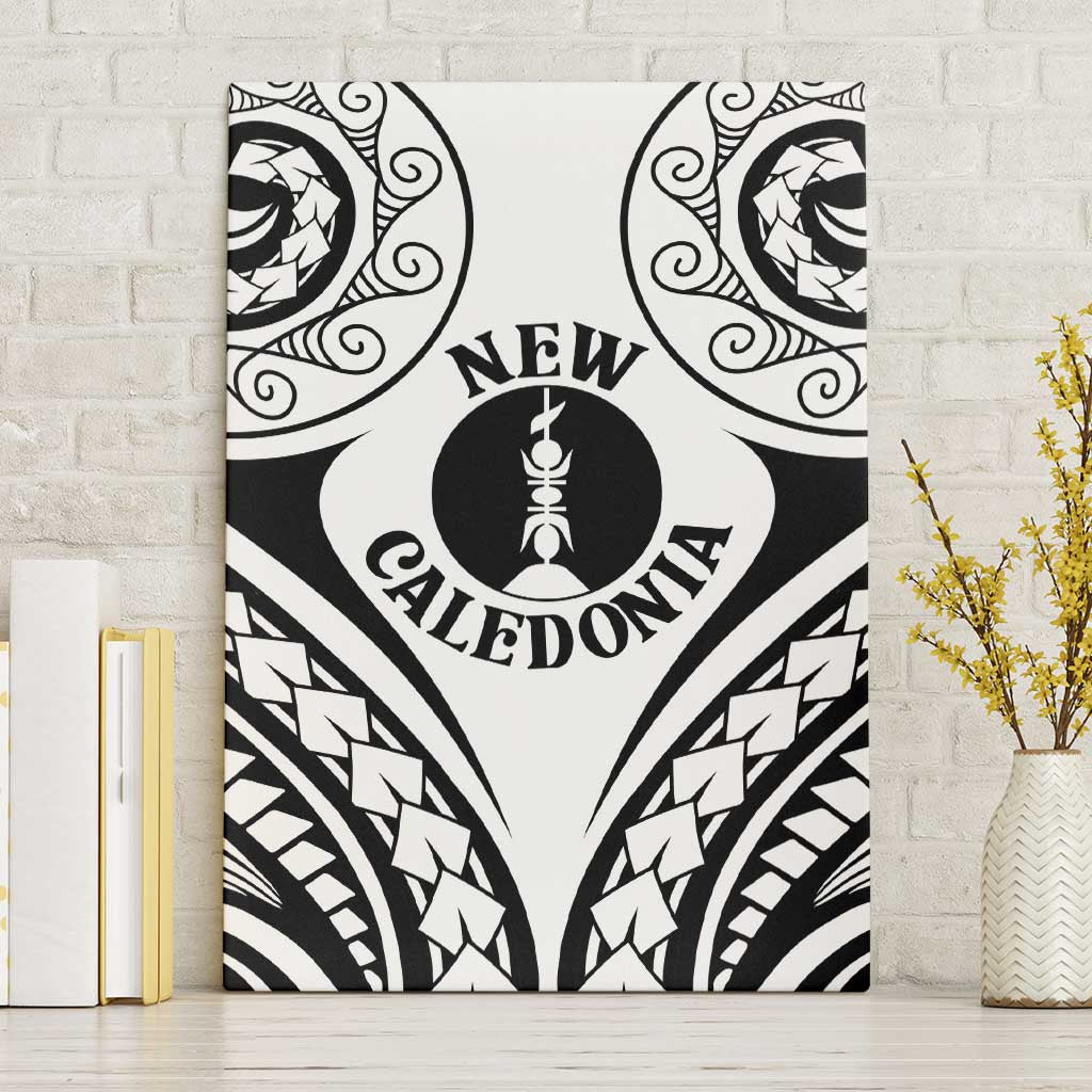 New Caledonia Day Canvas Wall Art Polynesian Curves White Color LT05 Without Frame White - Polynesian Pride