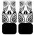 New Caledonia Day Car Mats Polynesian Curves White Color - Polynesian Pride