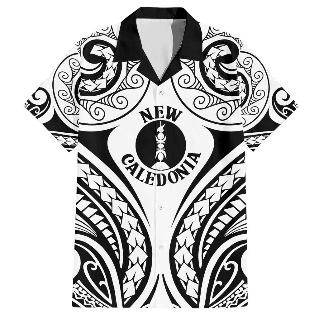 New Caledonia Day Hawaiian Shirt Polynesian Curves White Color LT05 White - Polynesian Pride