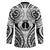 New Caledonia Day Hockey Jersey Polynesian Curves White Color - Polynesian Pride