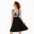 New Caledonia Day Midi Dress Polynesian Curves White Color - Polynesian Pride