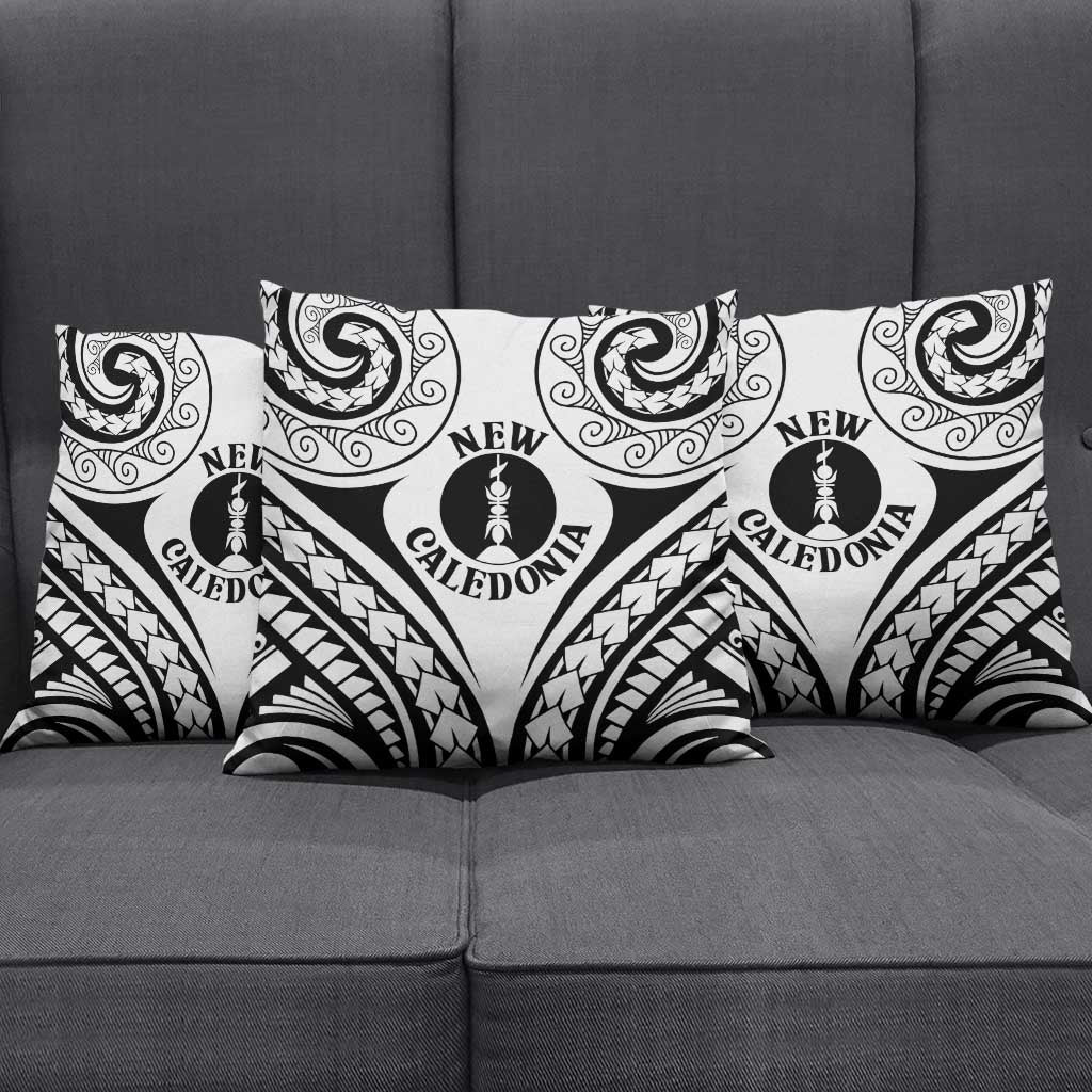 New Caledonia Day Pillow Cover Polynesian Curves White Color - Polynesian Pride