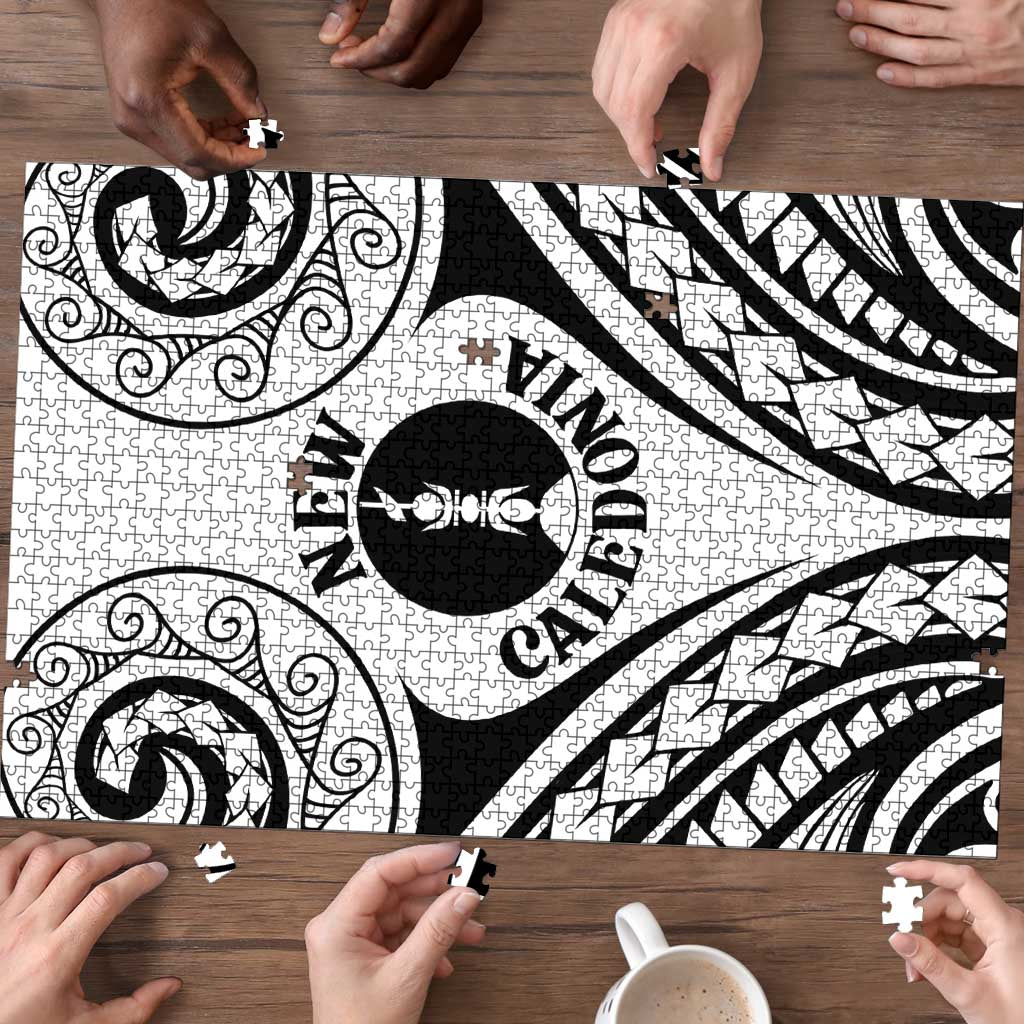 New Caledonia Day Puzzle Polynesian Curves White Color LT05 - Polynesian Pride