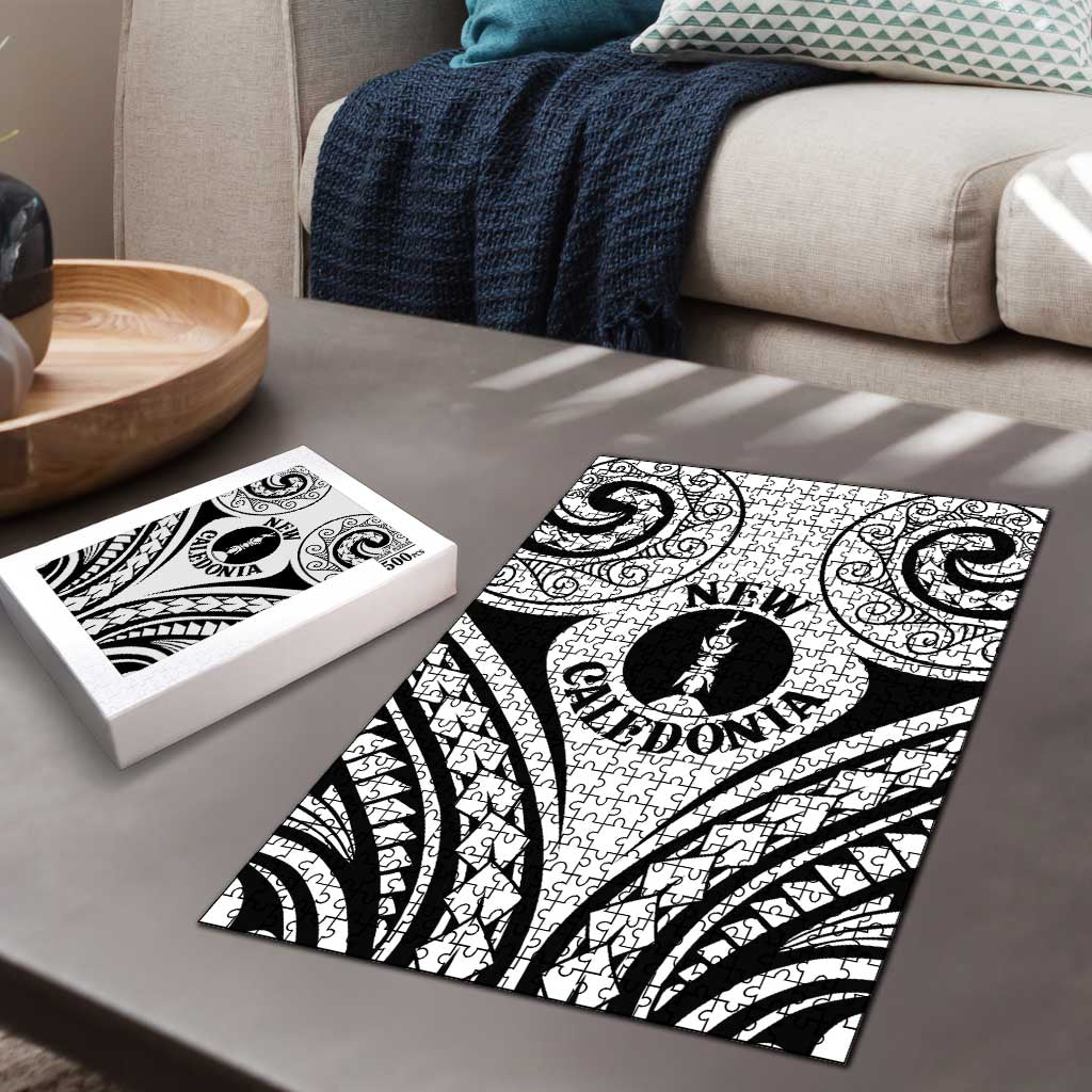 New Caledonia Day Puzzle Polynesian Curves White Color LT05 - Polynesian Pride