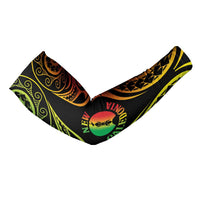 New Caledonia Day Arm Sleeves Polynesian Curves Reggae Color LT05 - Polynesian Pride