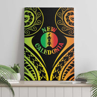 New Caledonia Day Canvas Wall Art Polynesian Curves Reggae Color - Polynesian Pride