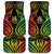 New Caledonia Day Car Mats Polynesian Curves Reggae Color - Polynesian Pride