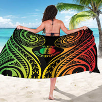 New Caledonia Day Sarong Polynesian Curves Reggae Color - Polynesian Pride