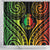 New Caledonia Day Shower Curtain Polynesian Curves Reggae Color - Polynesian Pride