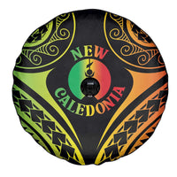 New Caledonia Day Spare Tire Cover Polynesian Curves Reggae Color LT05 - Polynesian Pride