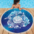 Marshall Islands Manit Day Beach Blanket Tribal Dolphin With Marshall Seal - Polynesian Pride