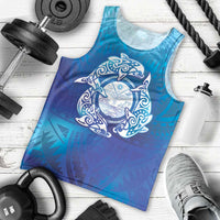 Marshall Islands Manit Day Men Tank Top Tribal Dolphin With Marshall Seal - Polynesian Pride