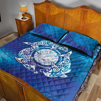 Marshall Islands Manit Day Quilt Bed Set Tribal Dolphin With Marshall Seal - Polynesian Pride