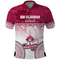 Adi Cakobau School Polo Shirt 75th Anniversary LT05 Pink - Polynesian Pride