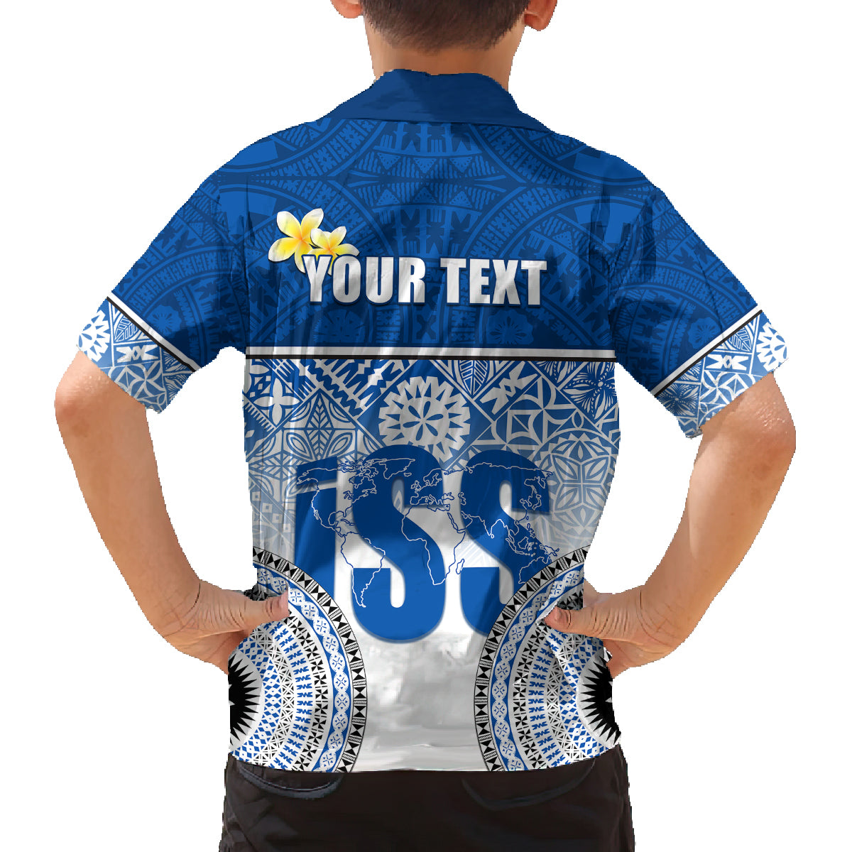 Personalized International School Suva Family Matching Long Sleeve Bodycon Dress and Hawaiian Shirt With Fijian Tapa Pattern LT05 - Polynesian Pride