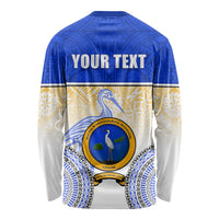 Personalized Ratu Kadavulevu School Long Sleeve Shirt With Fijian Tapa Pattern LT05 - Polynesian Pride