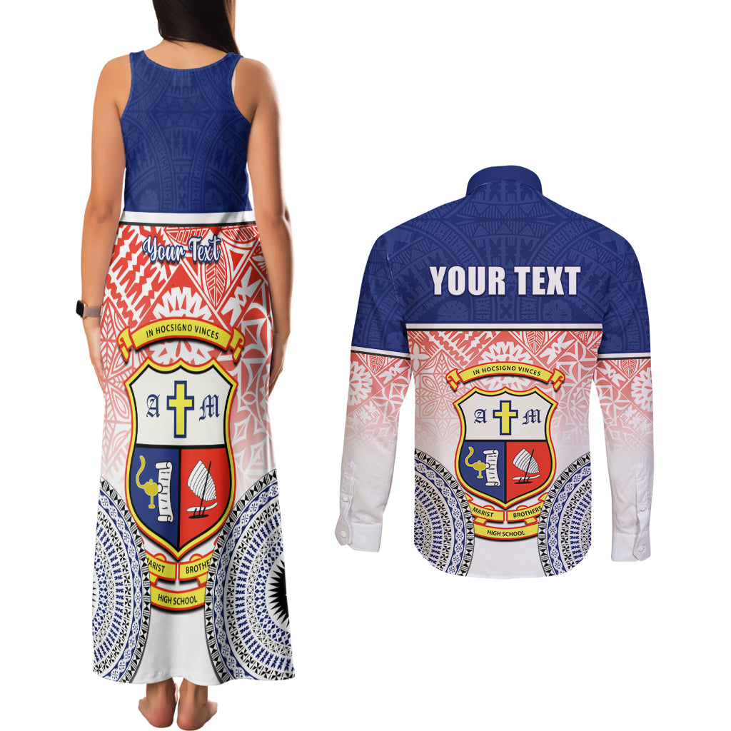 personalized-marist-brothers-high-school-couples-matching-tank-maxi-dress-and-long-sleeve-button-shirts-with-fijian-tapa-pattern