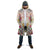 Hawaii Palaka Cloak Yellow Tribal Pattern With Tropical Flowers - Polynesian Pride