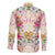 Hawaii Palaka Family Matching Off The Shoulder Long Sleeve Dress and Hawaiian Shirt Yellow Tribal Pattern With Tropical Flowers - Polynesian Pride