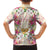 Hawaii Palaka Family Matching Tank Maxi Dress and Hawaiian Shirt Yellow Tribal Pattern With Tropical Flowers - Polynesian Pride