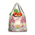Hawaii Palaka Grocery Bag Yellow Tribal Pattern With Tropical Flowers - Polynesian Pride